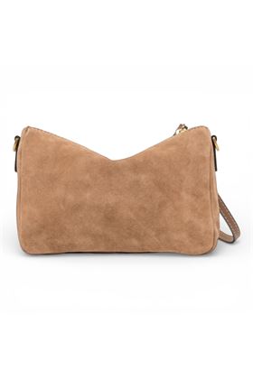 Pochette Gianni Chiarini in camoscio colore caramello. GIANNI CHIARINI | 10224-CARAMEL